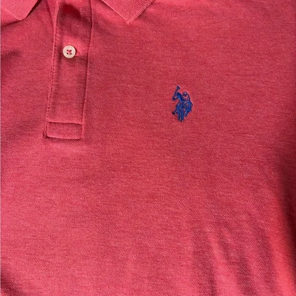 U.S. Polo Assn. Red Polo Shirt for Men - Picture 4 of 6